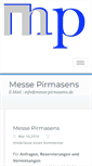 Mobile Screenshot of messe-pirmasens.de